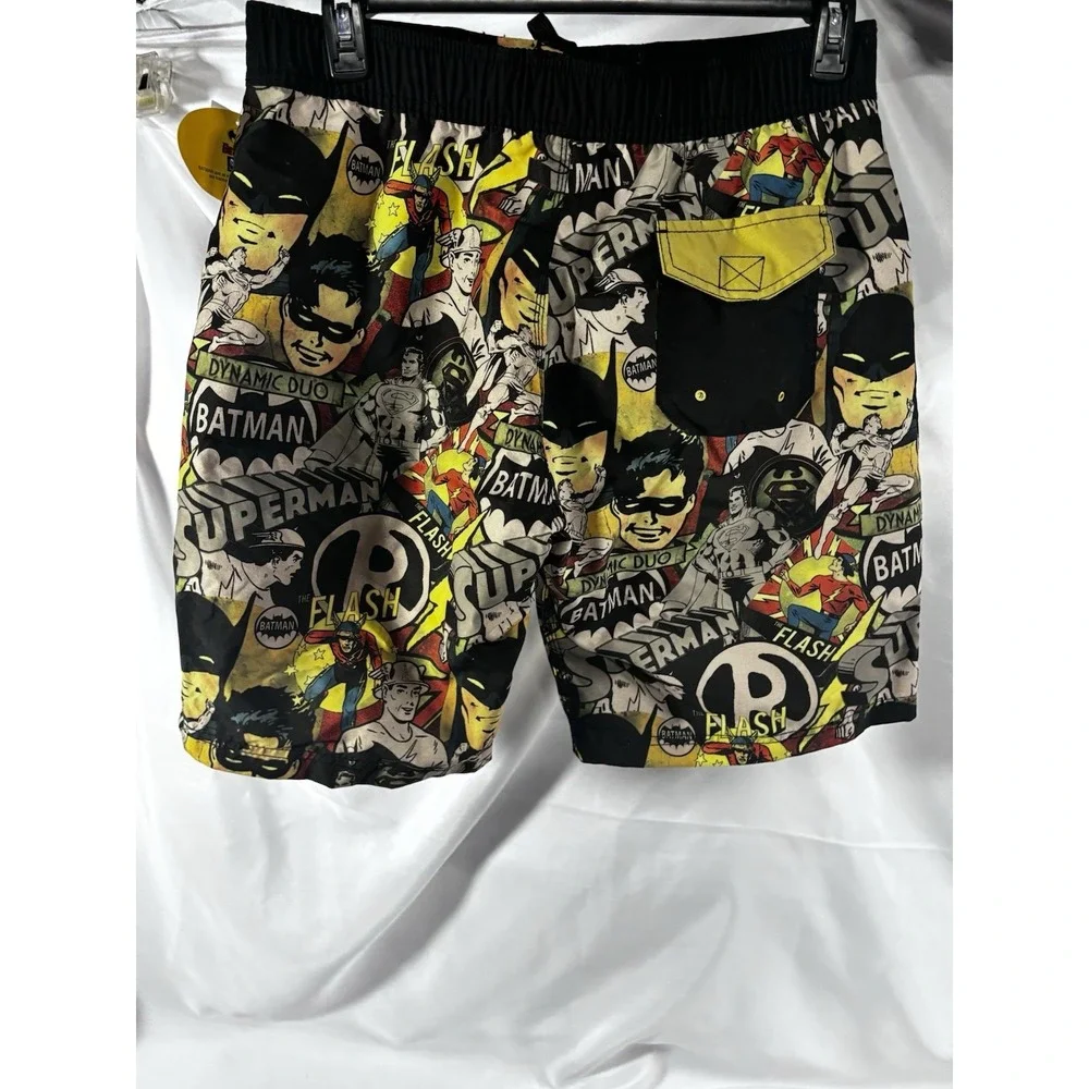 Batman Swim Trunks Men's Size L‎ NWT DC Comics